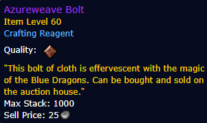 Azureweave Bolt (Tier 1 ~ Tier 3)