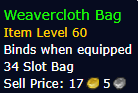 Weavercloth Bag x4