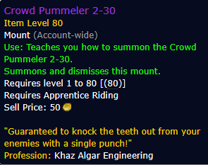 [The War Within] Crowd Pummeler 2-30
