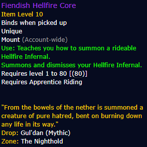 Fiendish Hellfire Core