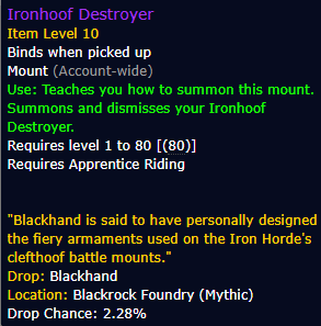 Ironhoof Destroyer