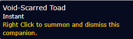 Void-Scarred Toad(Box With Faintly Glowing 'Air' Holes)