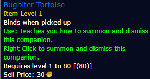 Bugbiter Tortoise