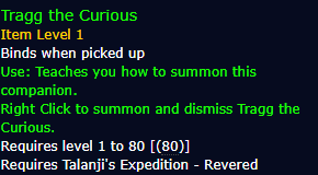 Tragg the Curious