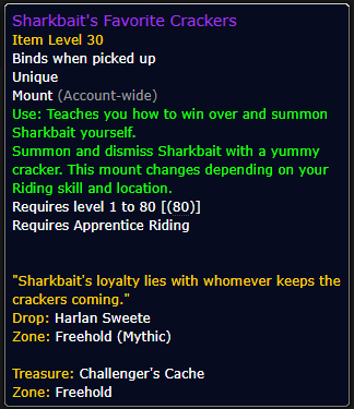 Sharkbait's Favorite Crackers