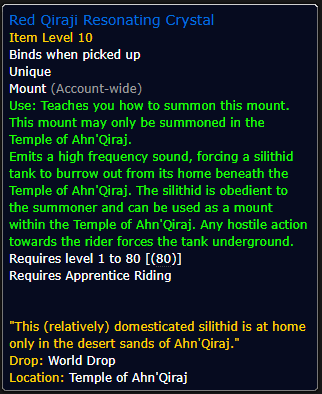 Red Qiraji Resonating Crystal