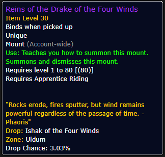 Reins of the Drake of the Four Winds