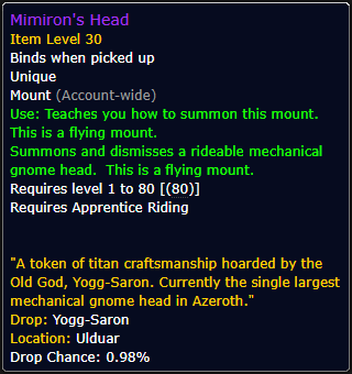 Mimiron's Head