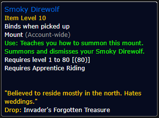 Smoky Direwolf