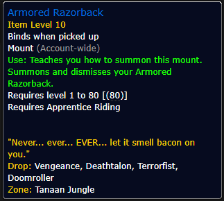 Armored Razorback