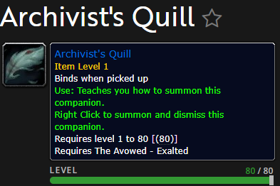 Archivist's Quill