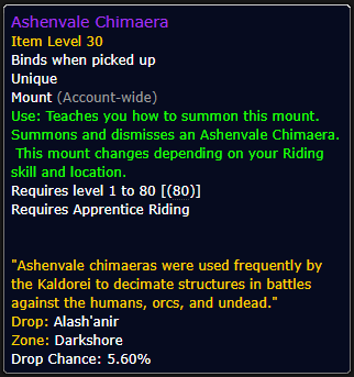 Ashenvale Chimaera