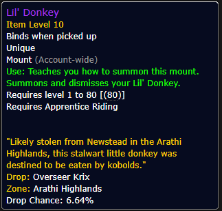 Lil' Donkey