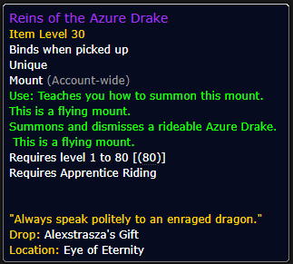Reins of the Azure Drake