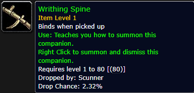 Writhing Spine