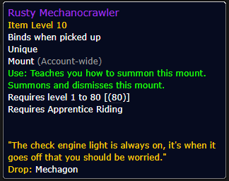 Rusty Mechanocrawler