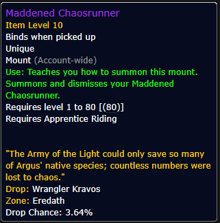 Maddened Chaosrunner