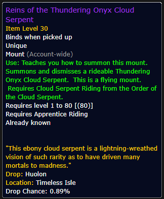 Reins of the Thundering Onyx Cloud Serpent