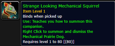 Strange Looking Mechanical Squirrel(Mechanical Prairie Dog)