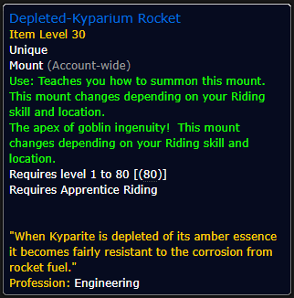 Depleted-Kyparium Rocket