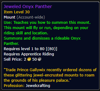Jeweled Onyx Panther