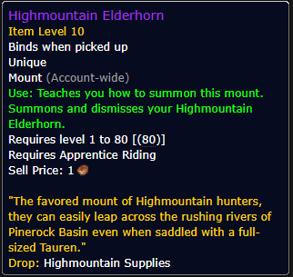 Highmountain Elderhorn