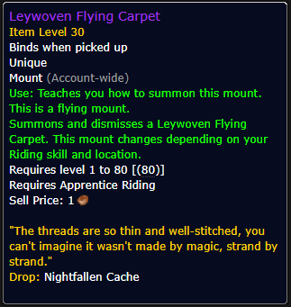 Leywoven Flying Carpet