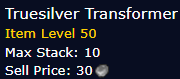 [WoW Classic ERA] Truesilver Transformer *10