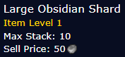 [WoW Classic ERA] Large Obsidian Shard *1
