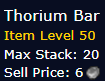 [WoW Classic ERA] Thorium Bar *100