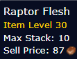 [WoW Classic ERA] Raptor Flesh *10