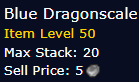 [WoW Classic ERA] Blue Dragonscale  *20