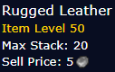 [WoW Classic ERA] Rugged Leather *20