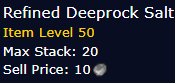 [WoW Classic ERA] Refined Deeprock Salt *1