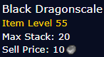 [WoW Classic ERA] Black Dragonscale *20