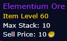 [WoW Classic ERA] Elementium Ore *1