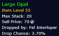 [WoW Classic ERA] Large Opal *10