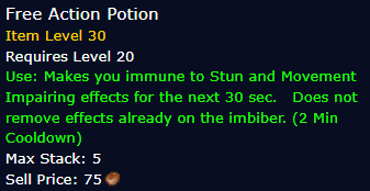 [WoW Classic ERA]  Free Action Potion *5