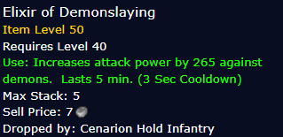 [WoW Classic ERA] Elixir of Demonslaying *10