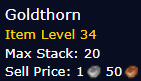 [WoW Classic ERA] Goldthorn *100