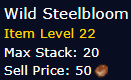 [WoW Classic ERA] Wild Steelbloom *100