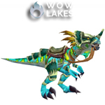 [WoW Classic ERA] Swift Blue Raptor (Horde Racial Mount)