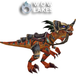 [WoW Classic ERA] Swift Orange Raptor (Horde Racial Mount)