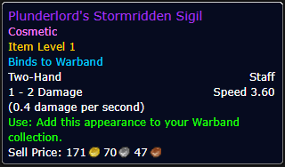 Plunderlord's Stormridden Set Boost -  Specific Weapon Only