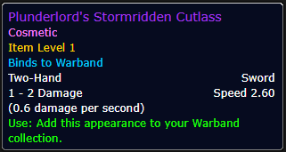 Plunderlord's Stormridden Set Boost -  Specific Weapon Only