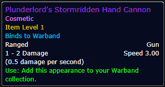 Plunderlord's Stormridden Set Boost -  Specific Weapon Only