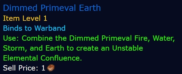 [WoW US] Dimmed Primeval Earth