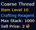 [WoW Classic ERA] Coarse Thread *20