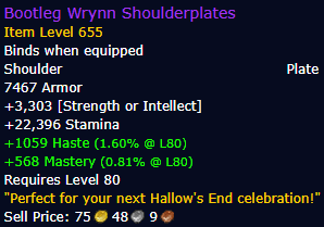 Bootleg Wrynn Shoulderplates - Plate Shoulder