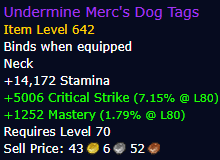 Undermine Merc's Dog Tags - Neck